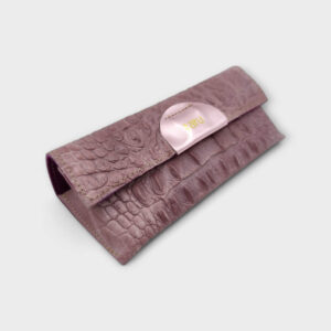 Szemüvegtok - májva krokodil