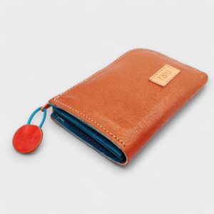 zipp mini pénztárca - terrakotta
