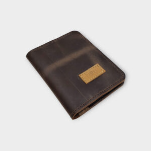 DOUBLE kártyatartó - sötétbarna matt