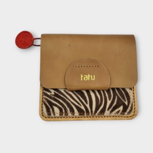 MINI pénztárca-irattartó zebra