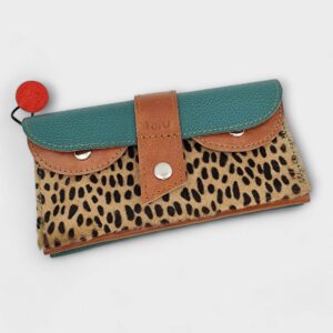 OWL női bőr pénztárca - gepárd
