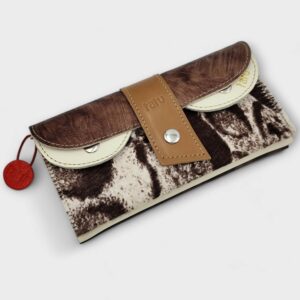 OWL női bőr pénztárca - bronz