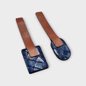 BauHaus bőr fülbevaló