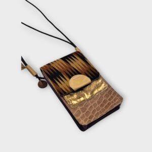 telefontartó táska - geometrik