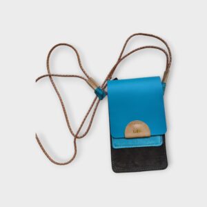 telefontartó táska - türkiz