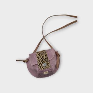 XXS DAVIDA oldaltáska - Púder krokodil