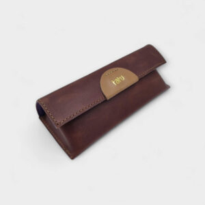 Szemüvegtok - csokibarna