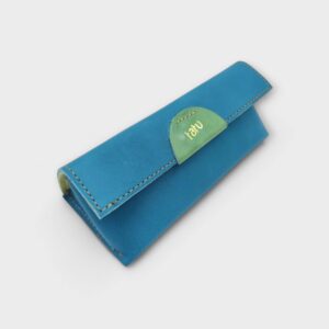 Szemüvegtok - türkizkék