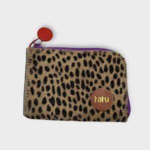 zipp mini pénztárca - pöttyös szőr