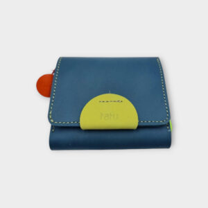 guba mini bőr pénztárca - petrol