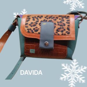 DAVIDA oldaltáska - ocelot